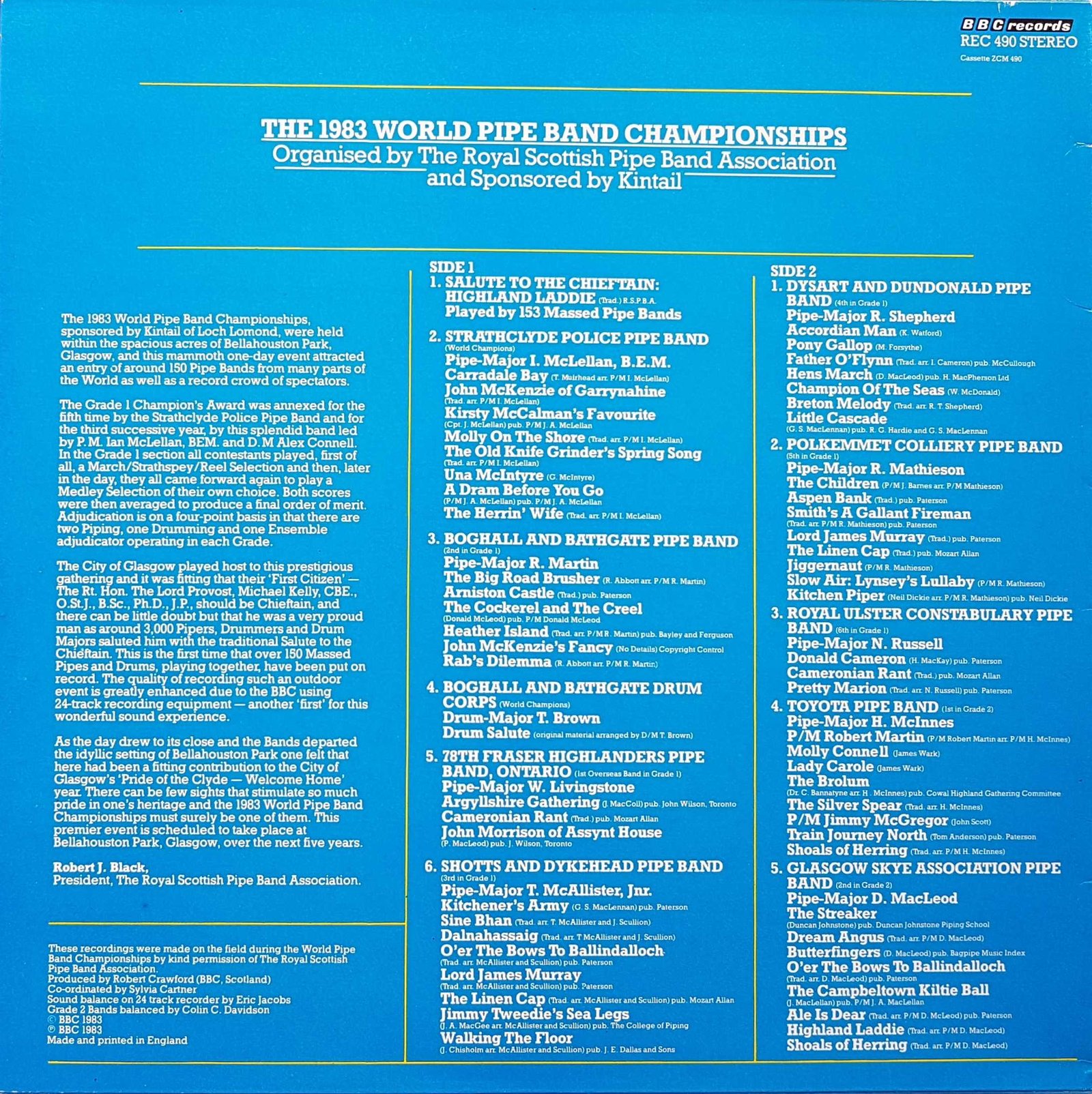 Back cover of REC 490